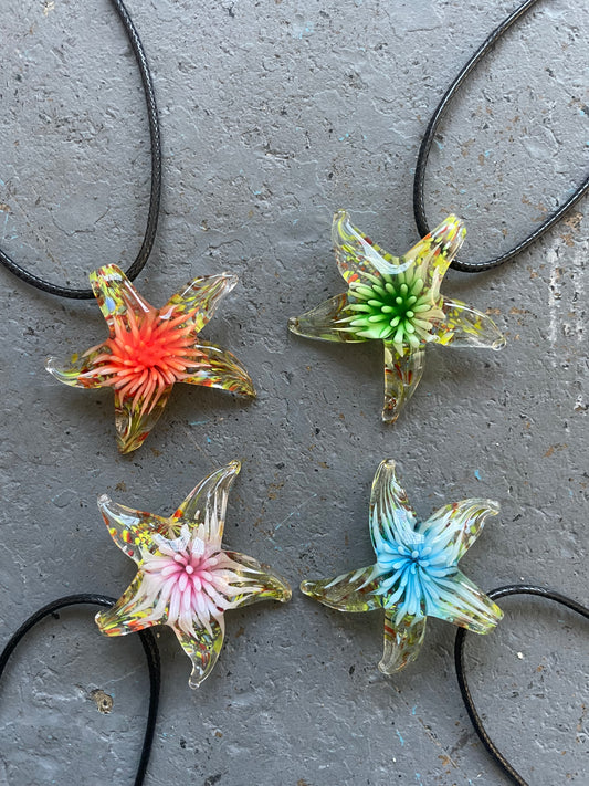 Glass Starfish Pendant